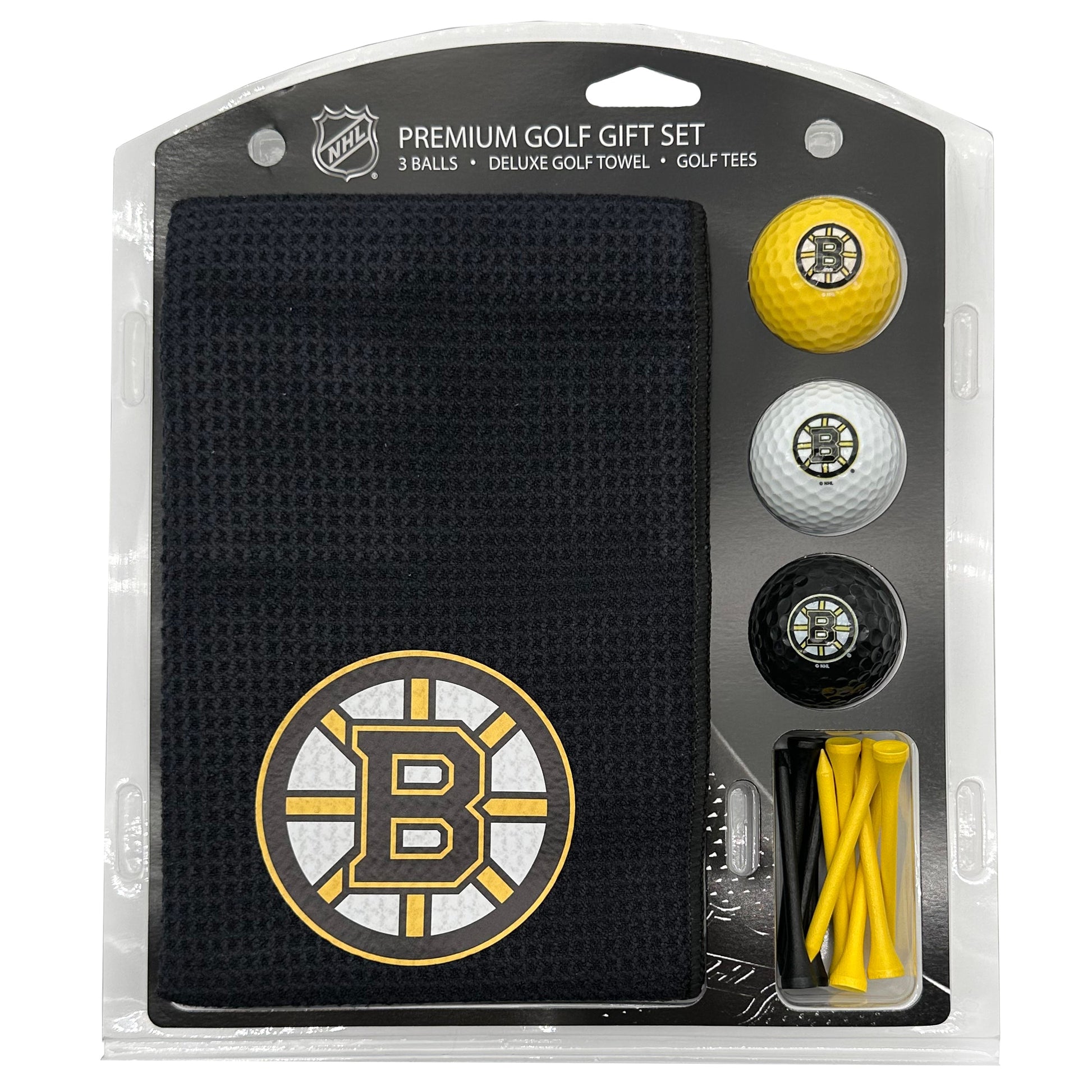 Boston Bruins Microfiber Towel Golf Gift Set - Club Rehab