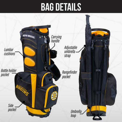 Boston Bruins Fairway Stand Bag - Image 2 - Club Rehab