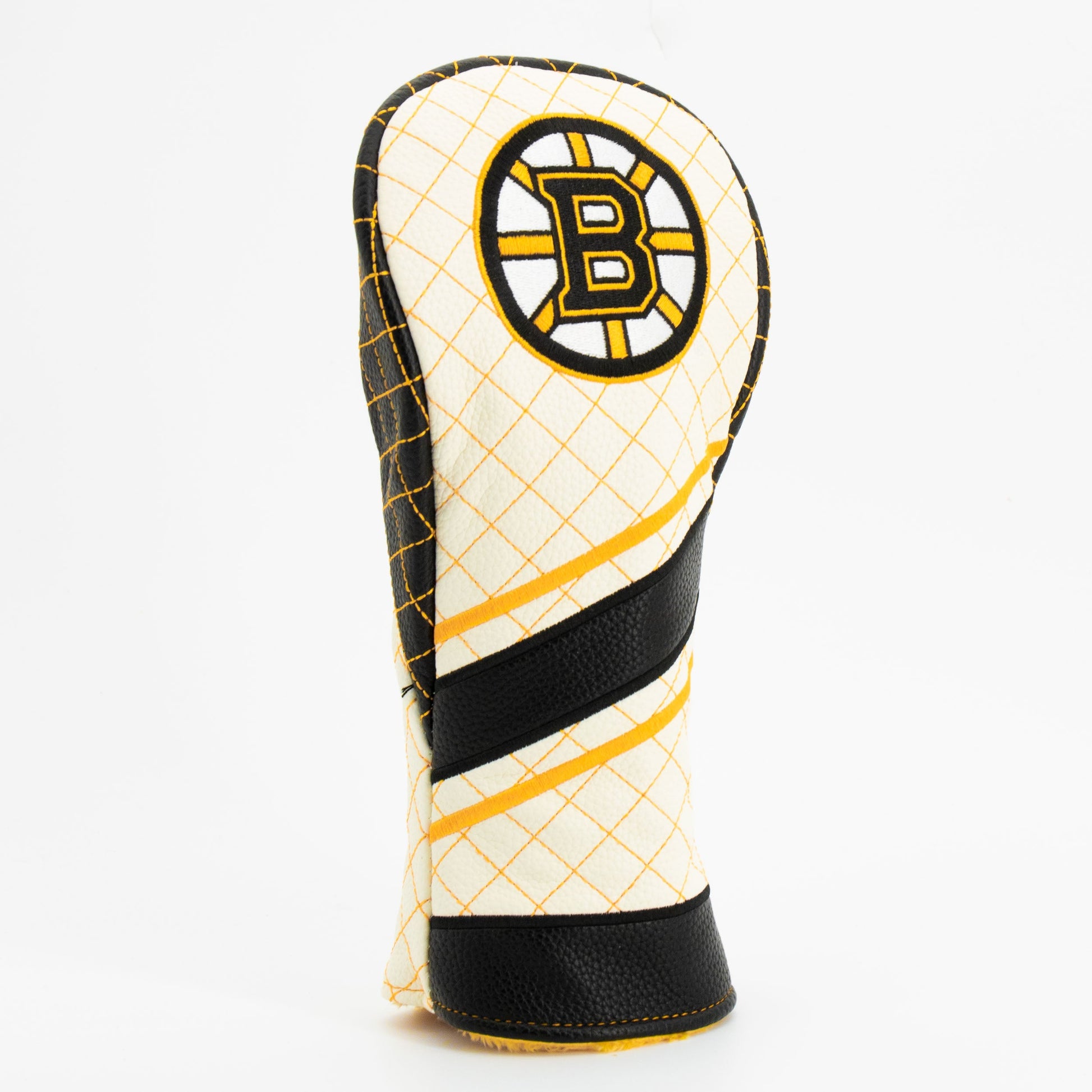 Boston Bruins stripe fairway quilted golf headcover alternate view