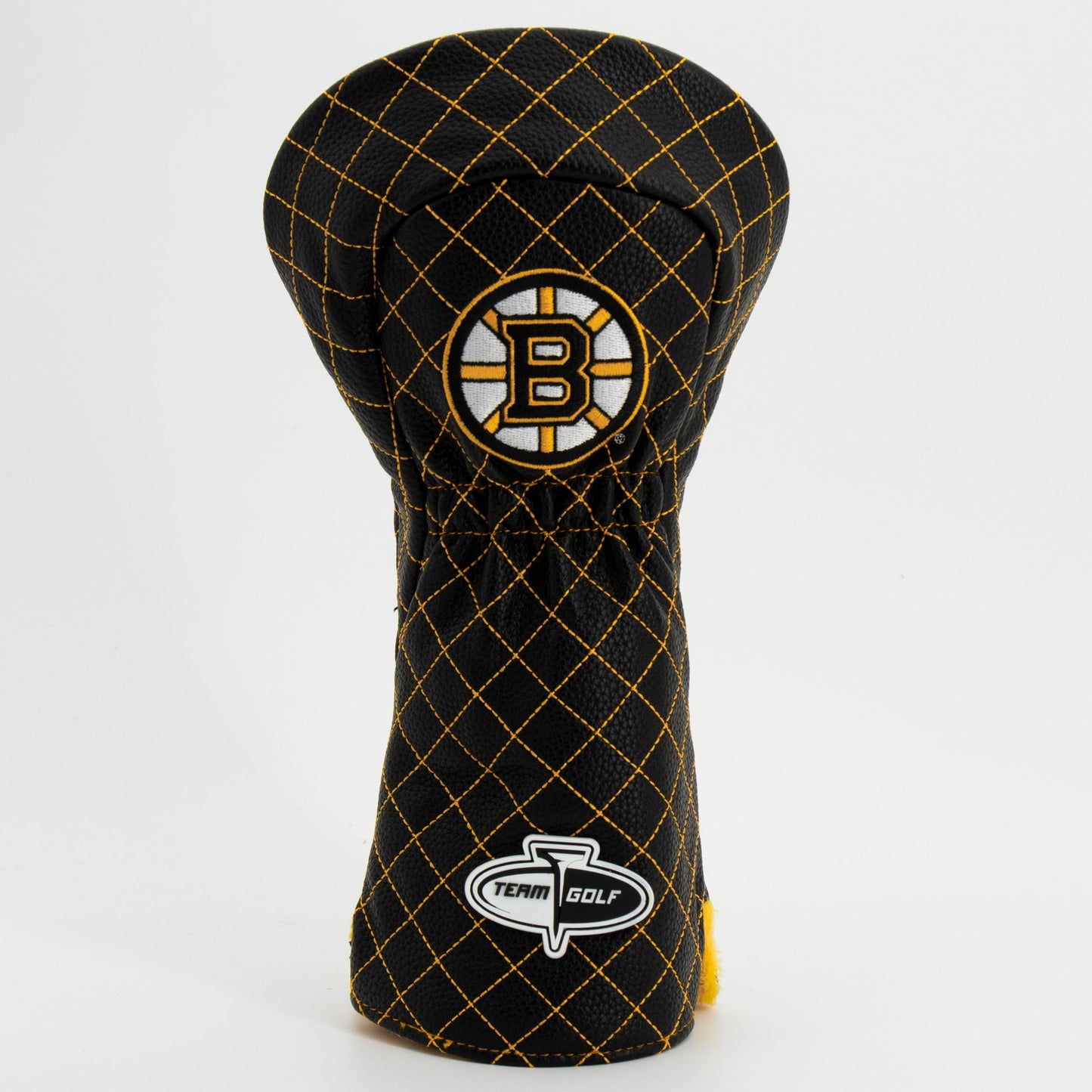 Boston Bruins solid driver quilted golf headcover alternate view