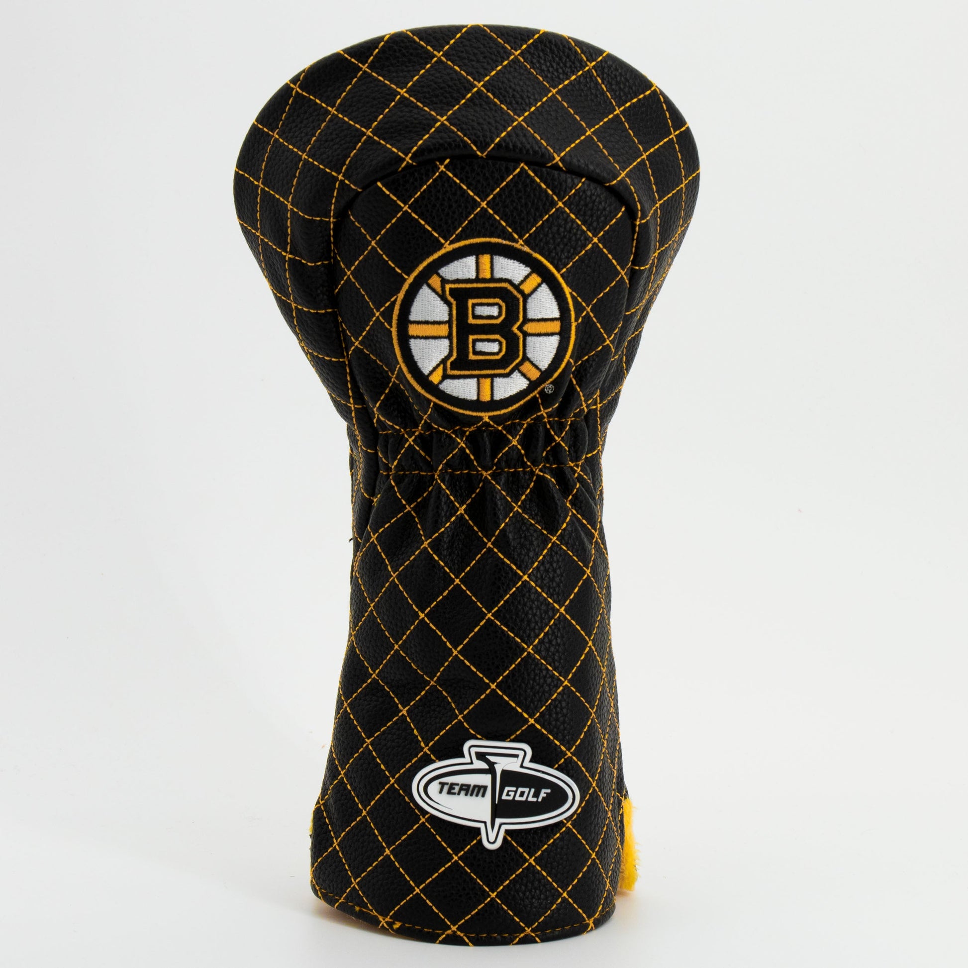 Boston Bruins solid driver quilted golf headcover alternate view
