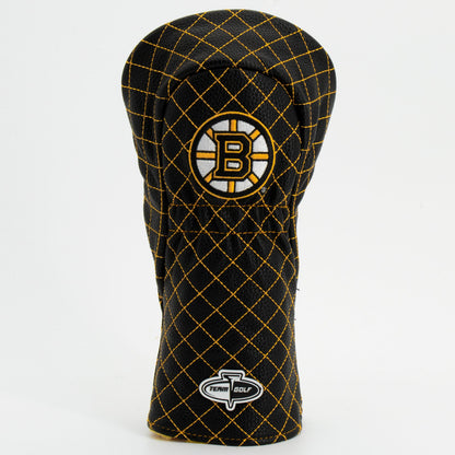 Boston Bruins solid fairway quilted golf headcover alternate view