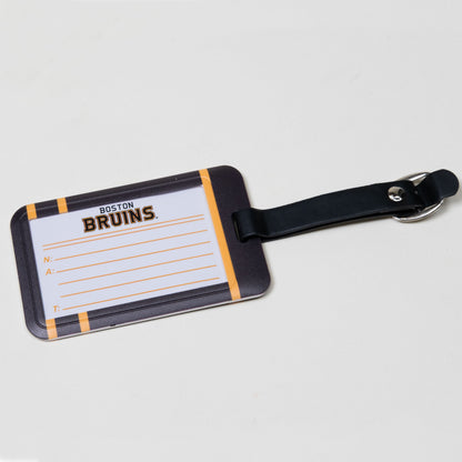 Boston Bruins plastic golf bag tag by Team Golf, product photo 2