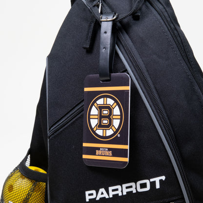 Boston Bruins plastic golf bag tag by Team Golf, product photo 3