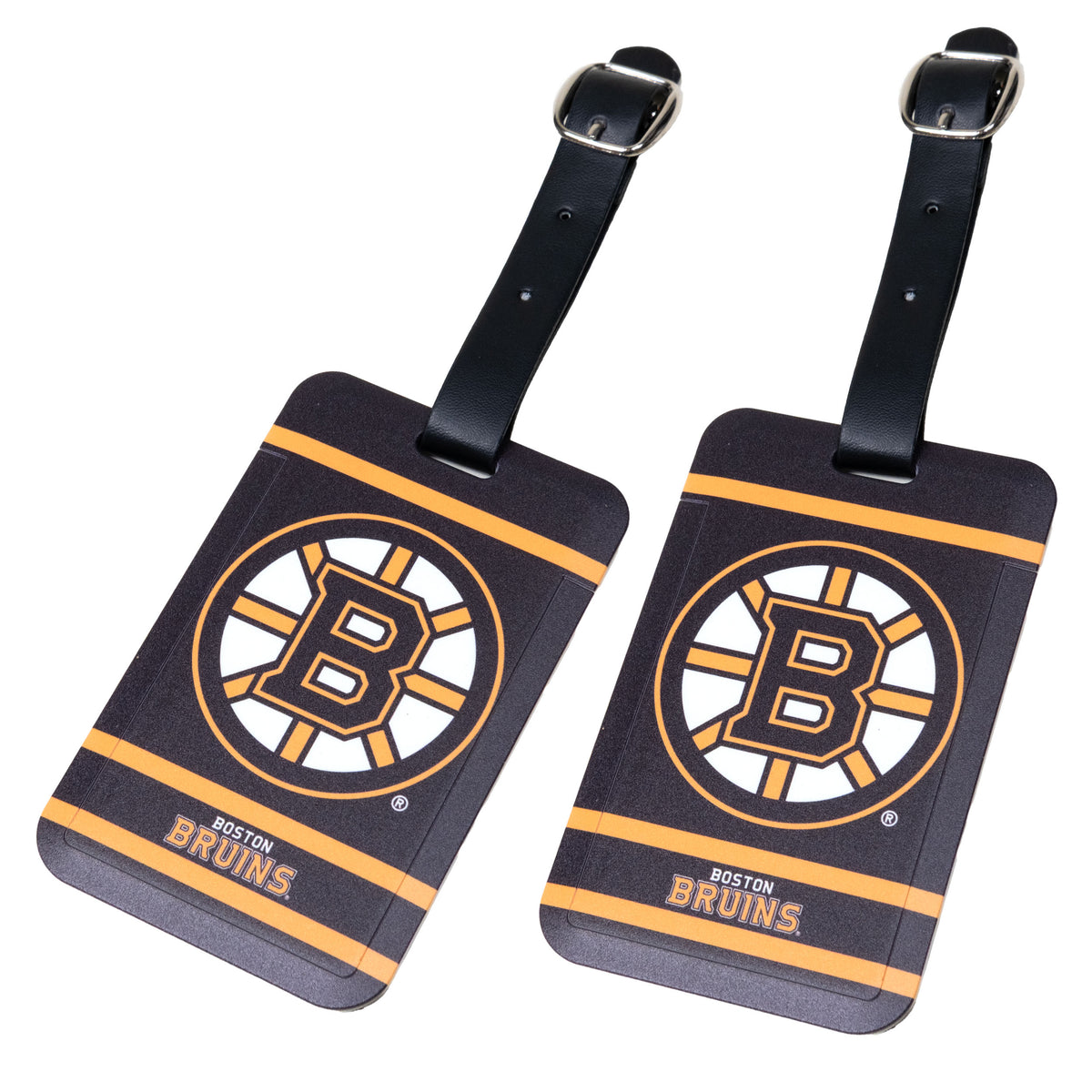 Boston Bruins plastic golf bag tag by Team Golf, product photo 4