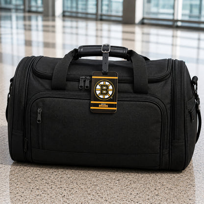 Boston Bruins plastic golf bag tag by Team Golf, product photo 5