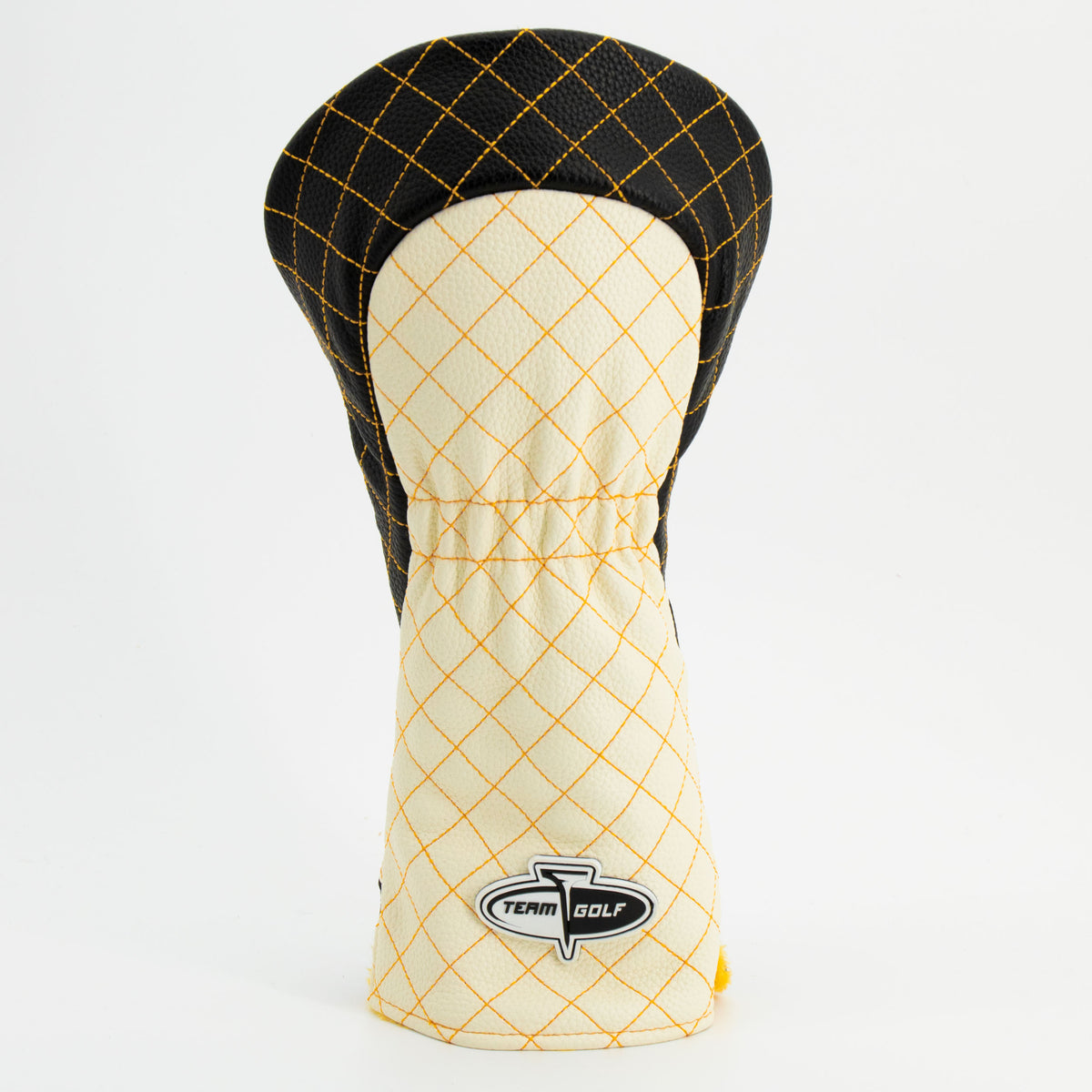 Boston Bruins Striped Driver quilted headcover, back view