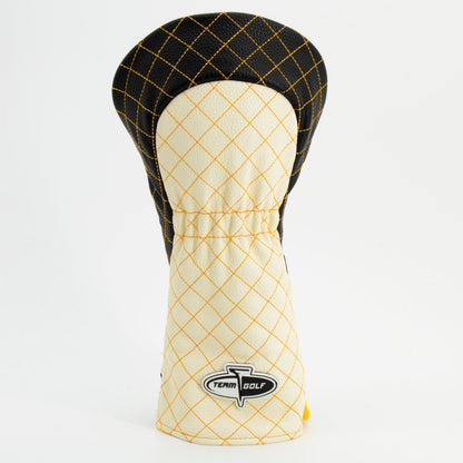 Boston Bruins stripe driver quilted golf headcover alternate view