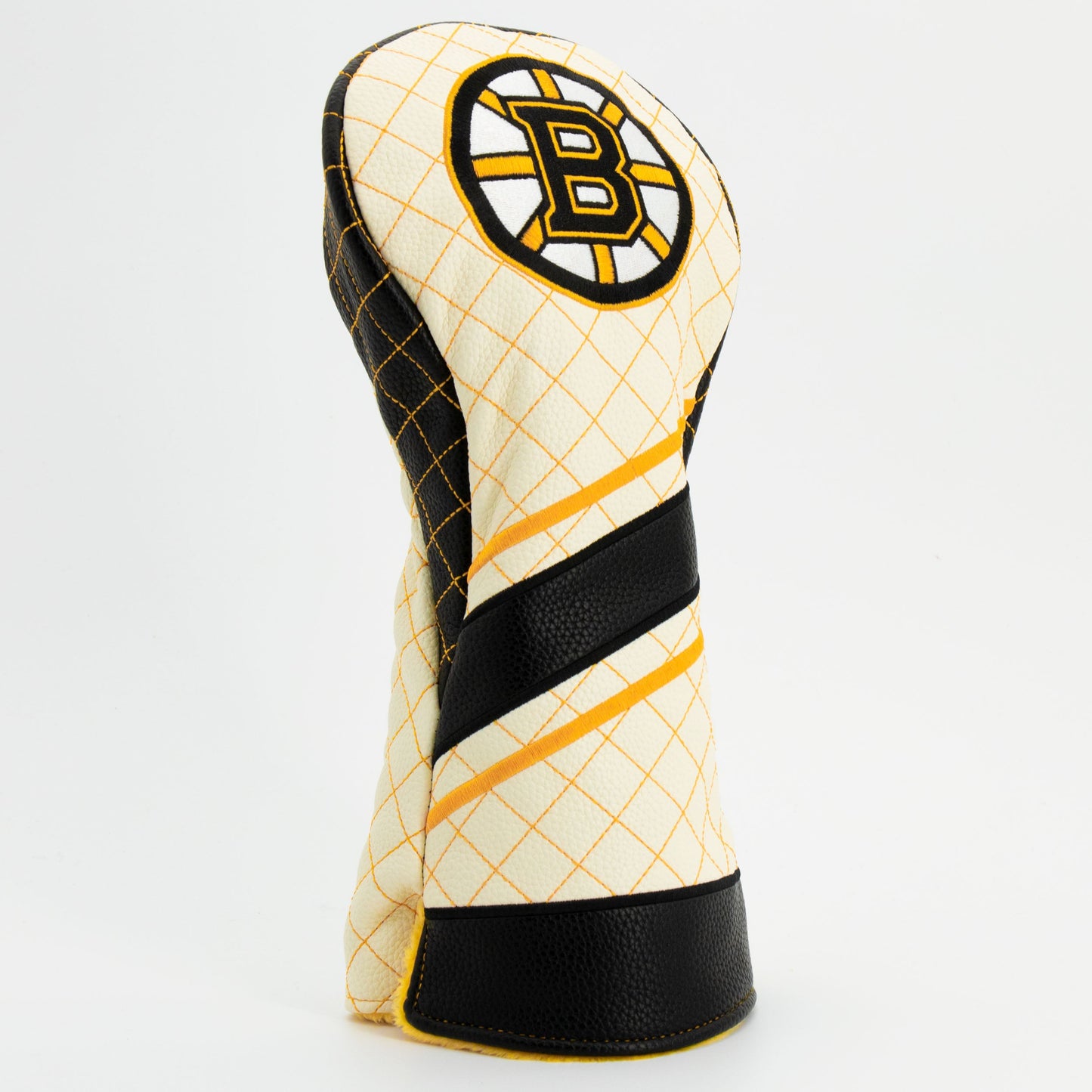 Boston Bruins stripe driver quilted golf headcover alternate view