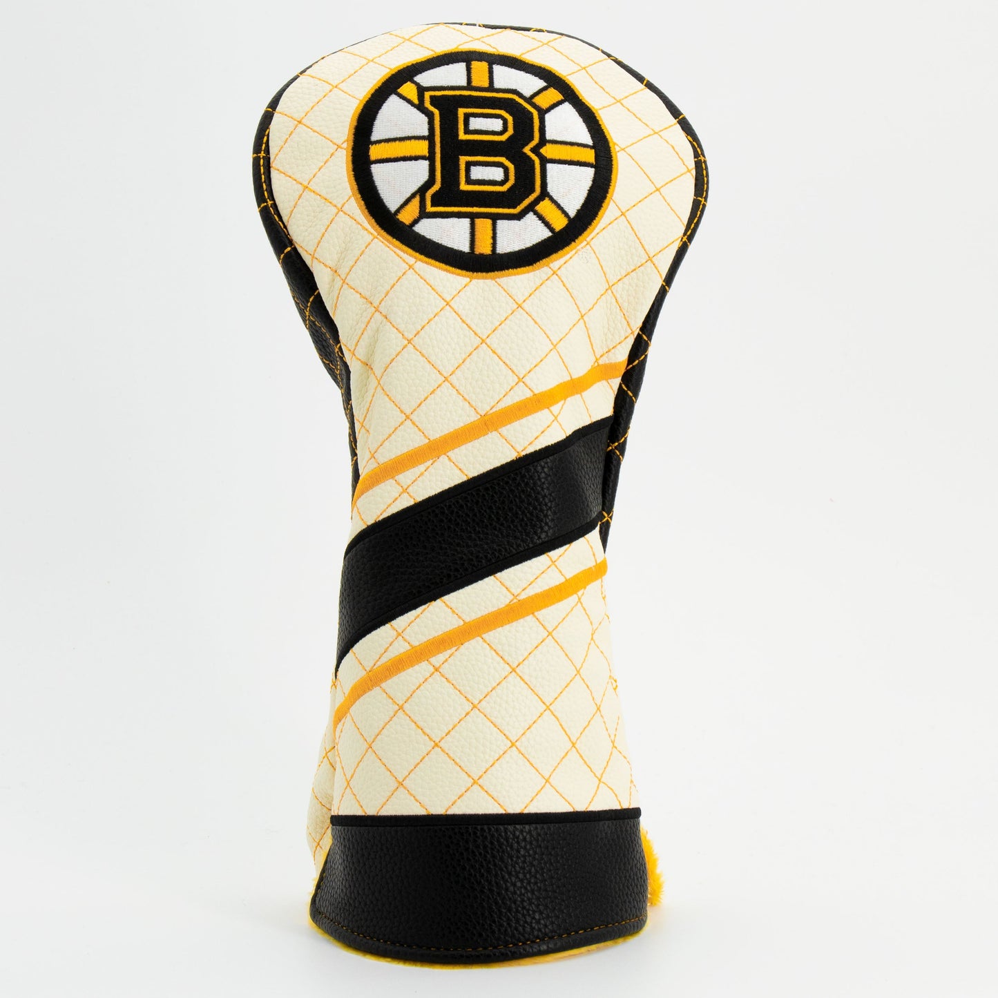 Boston Bruins stripe driver quilted golf headcover