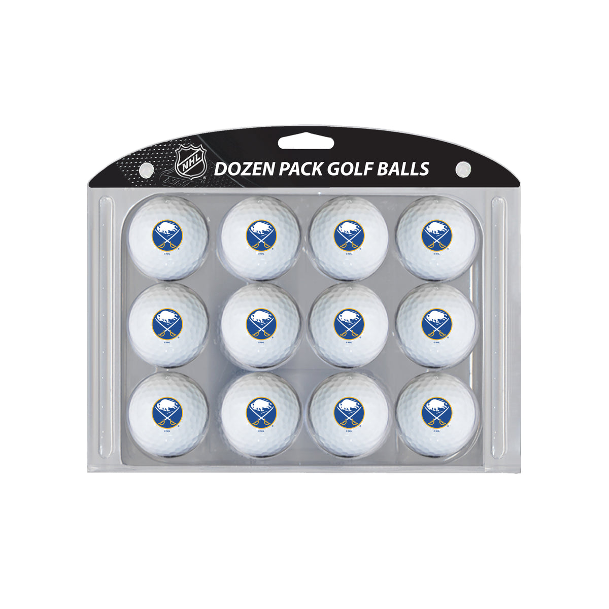 Buffalo Sabres logo golf balls, 12 pack