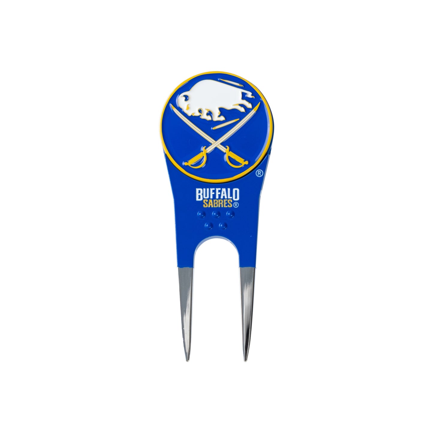 Buffalo Sabres Custom Shaped Divot Tool - Image 1 - Club Rehab