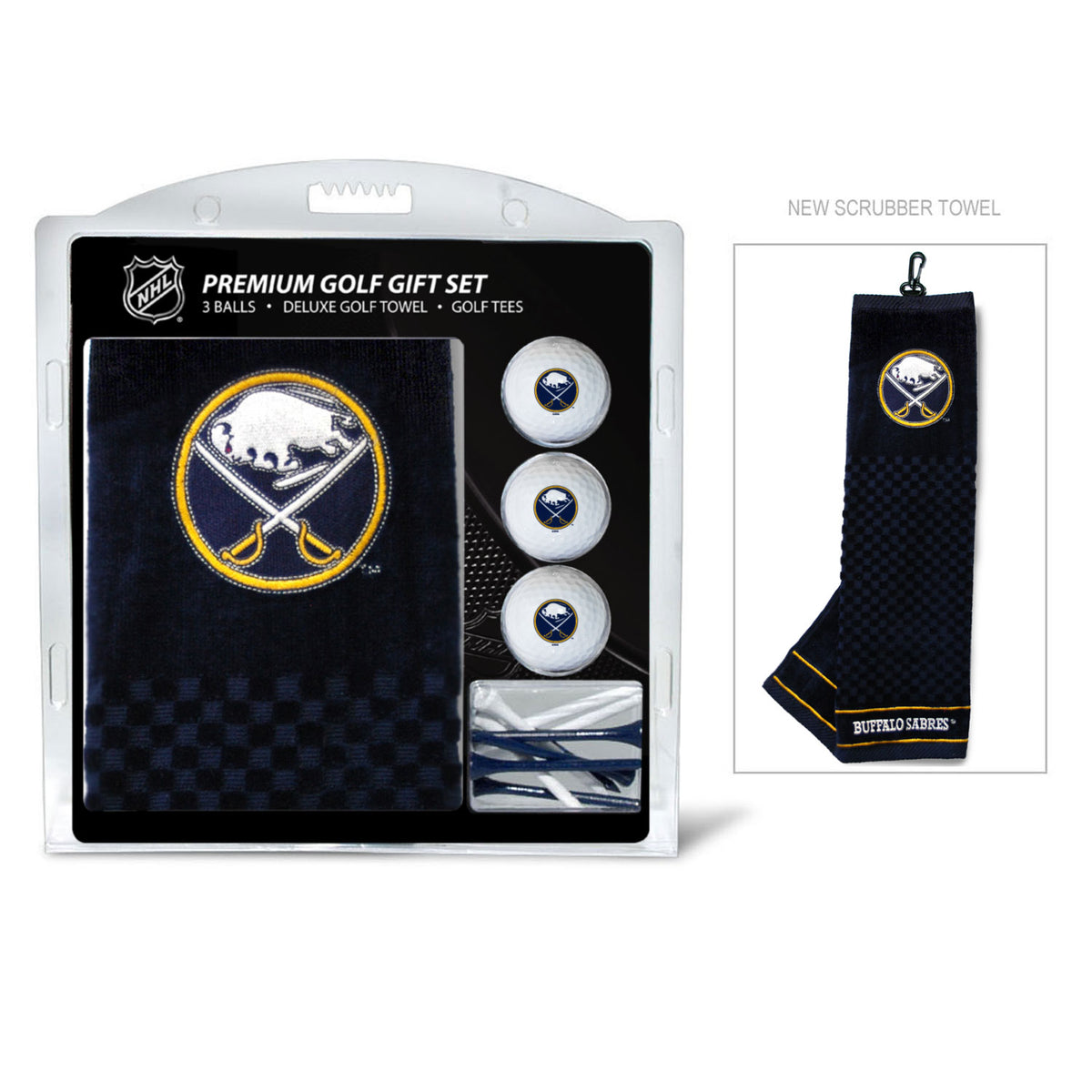 Buffalo Sabres Embroidered Towel Golf Gift Set