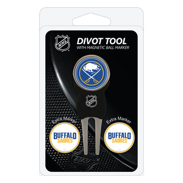 Buffalo Sabres Pitchgabel + 3 Ballmarker