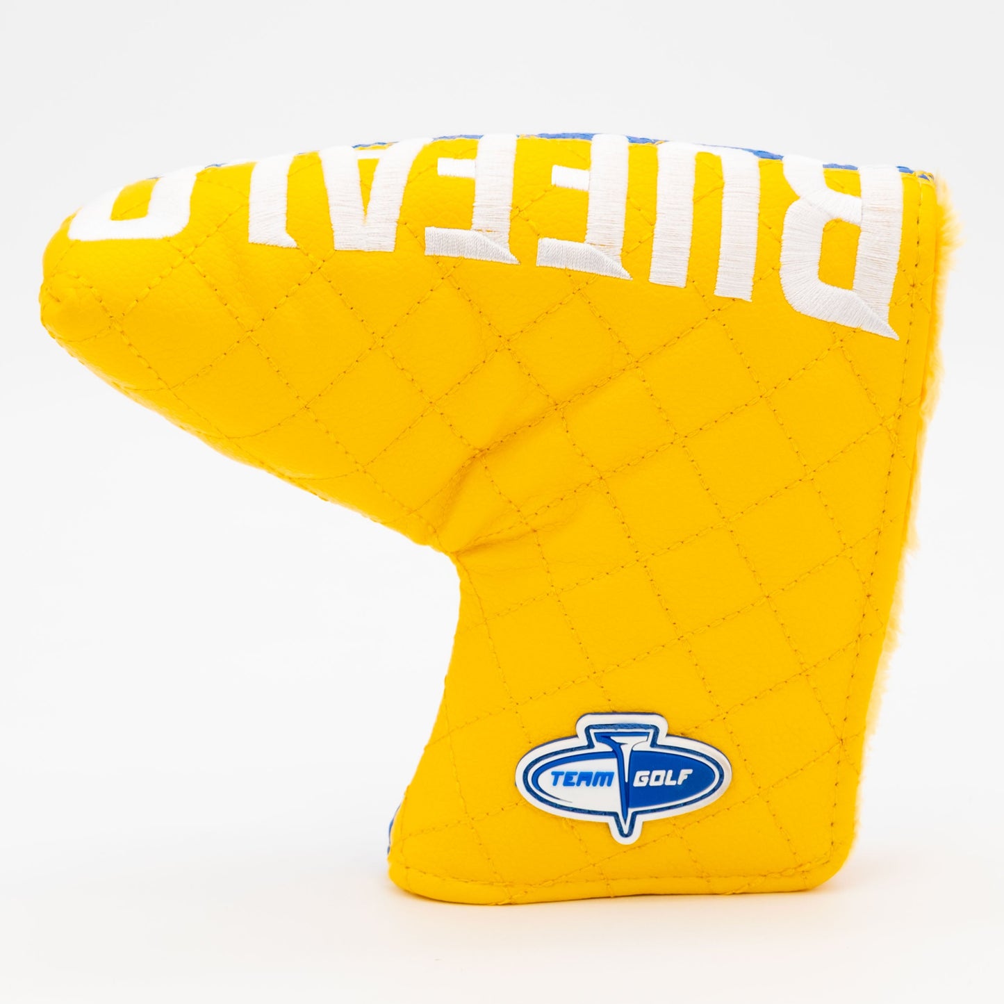Buffalo Sabres split blade putter quilted golf headcover alternate view