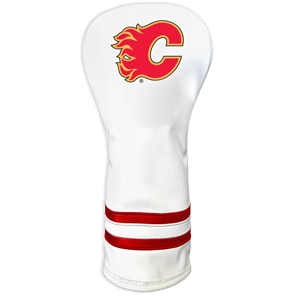 Calgary Flames Vintage White Printed Fairway Headcover