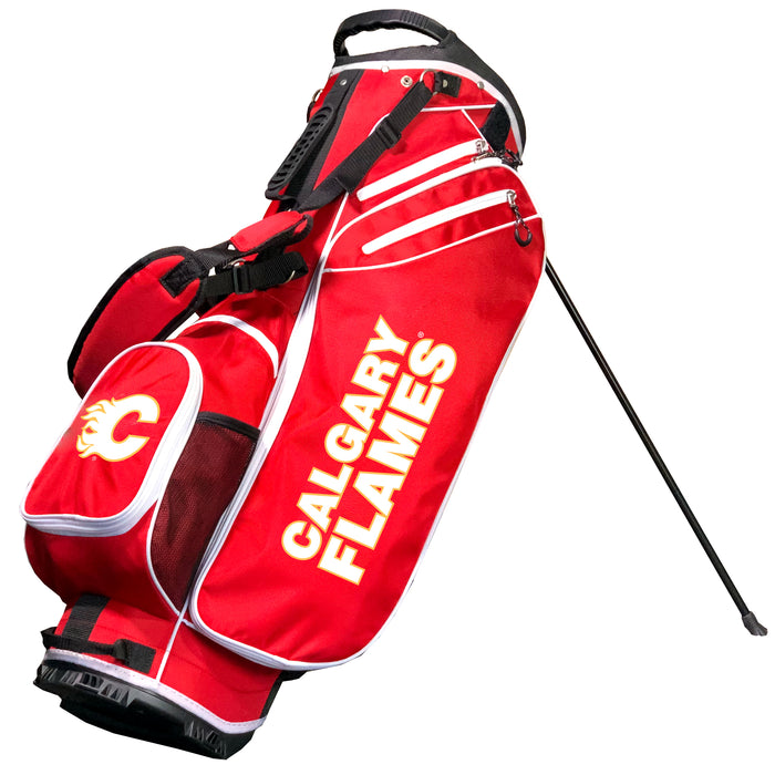 Calgary Flames Birdie stand golf bag, Red color