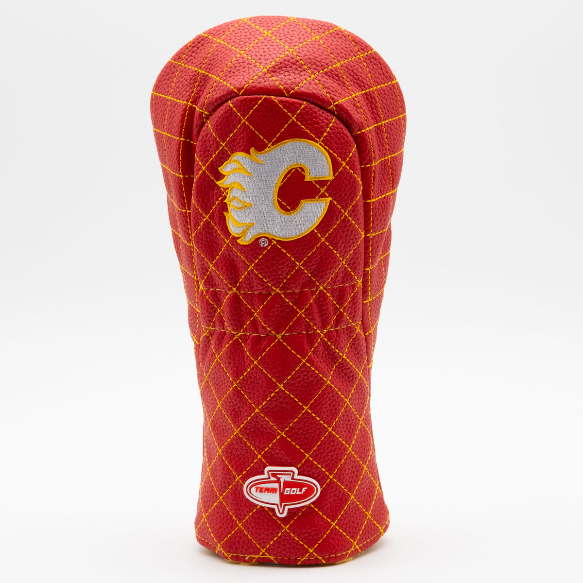 Calgary Flames Solid Fairway quilted headcover, back view