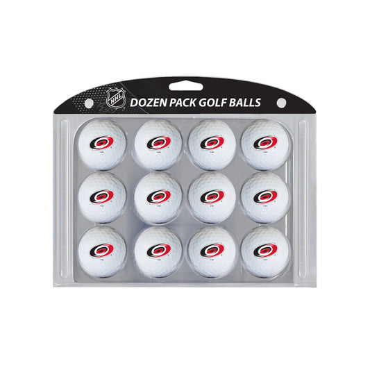 Carolina Hurricanes logo golf balls, 12 pack