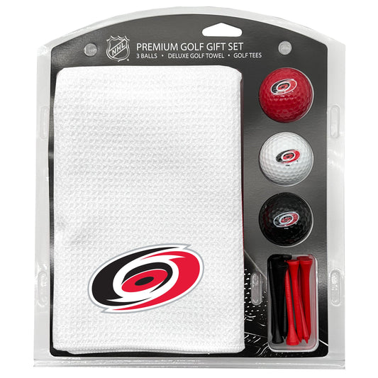 Carolina Hurricanes White Microfiber Towel Golf Gift Set - Club Rehab