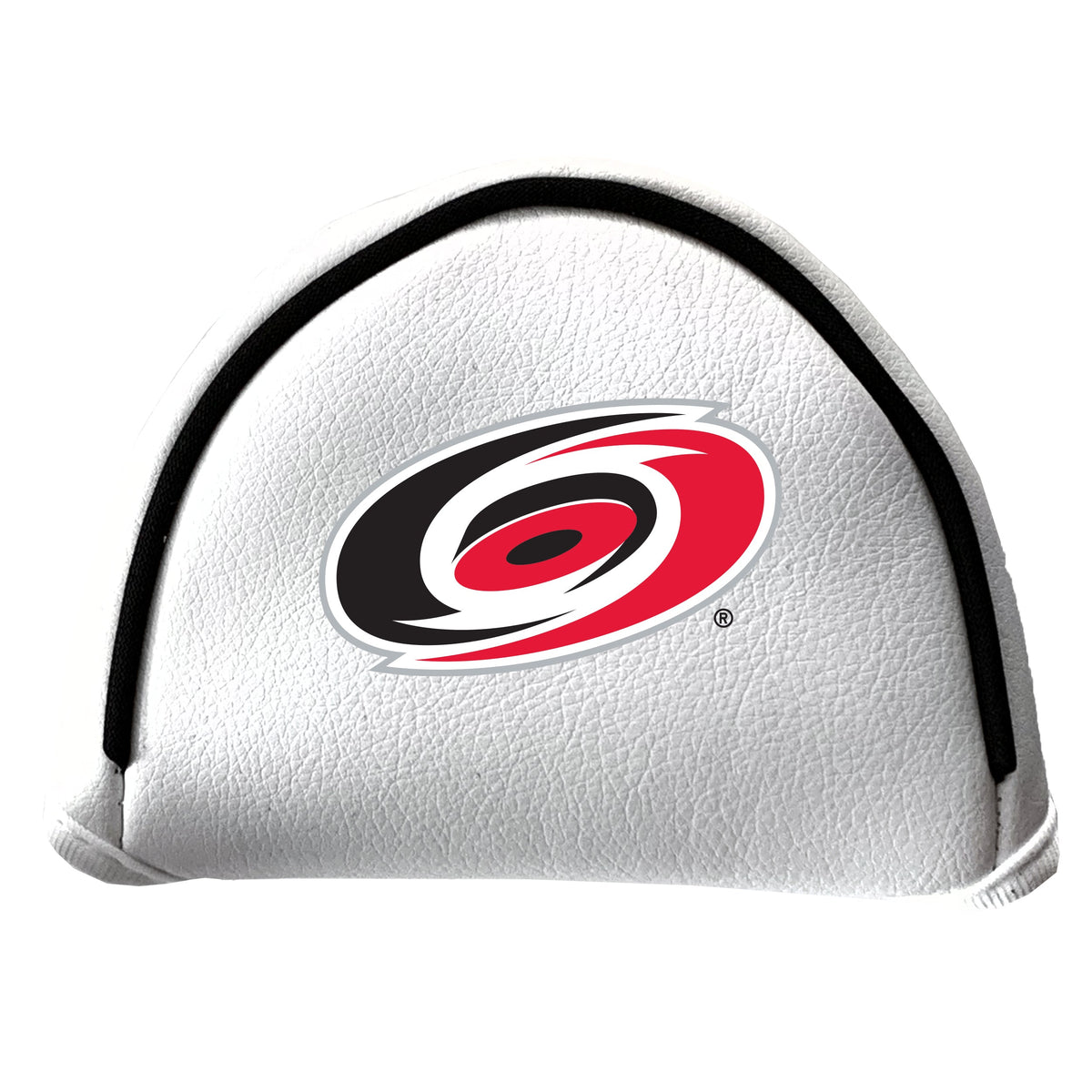 Carolina Hurricanes Vintage White Printed Mallet Putter Headcover