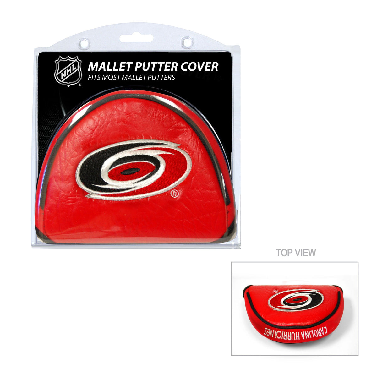 Carolina Hurricanes Vintage Embroidered Mallet Putter Headcover