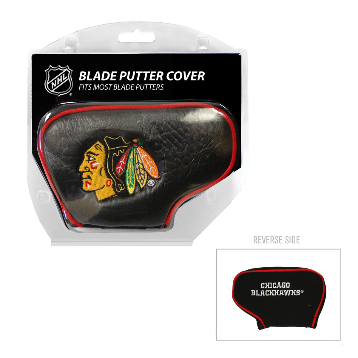 Chicago Blackhawks Vintage Embroidered Blade Putter Headcover