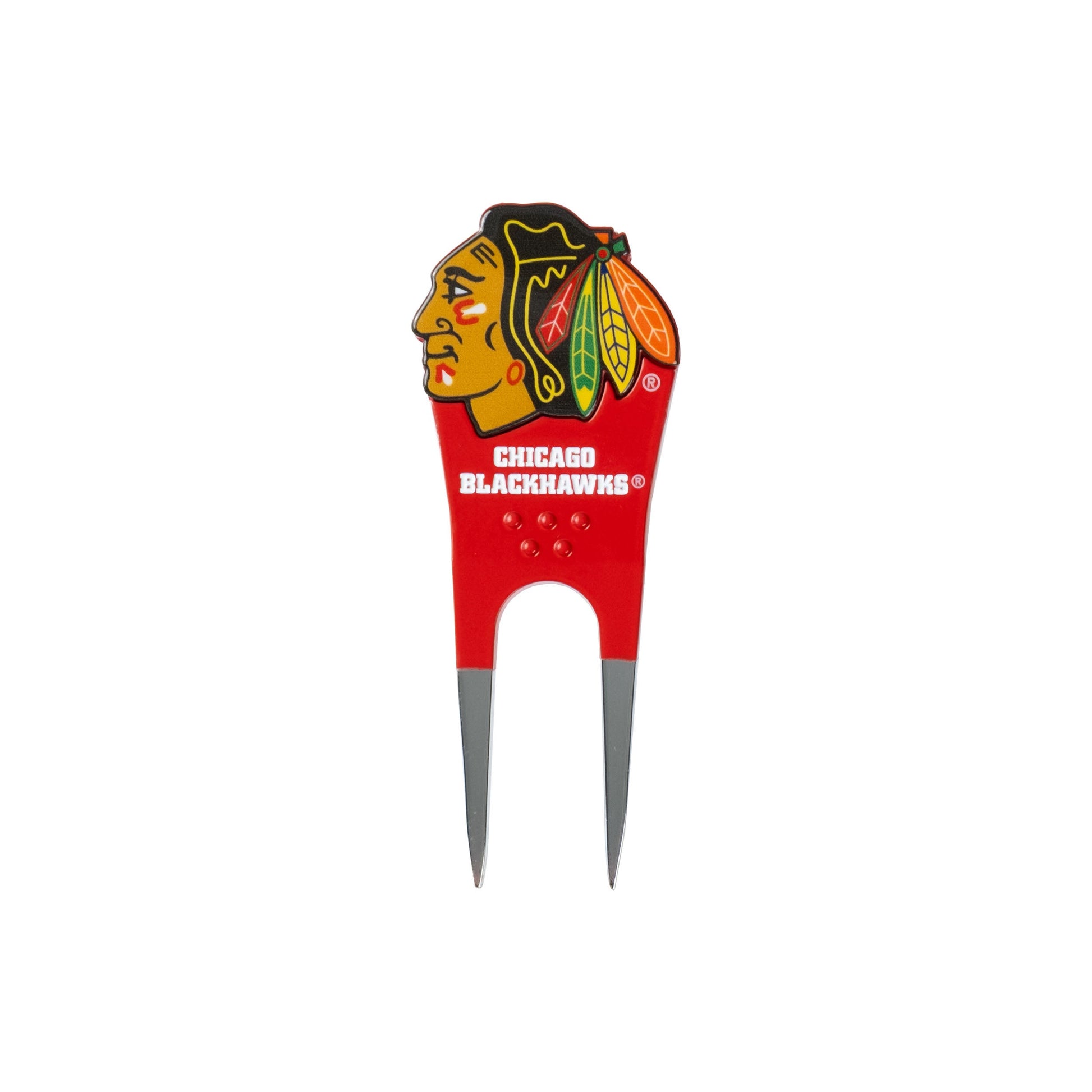 Chicago Blackhawks Custom Shaped Divot Tool - Image 1 - Club Rehab