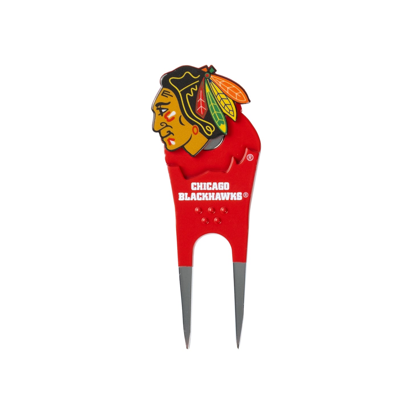 Chicago Blackhawks Custom Shaped Divot Tool - Image 3 - Club Rehab