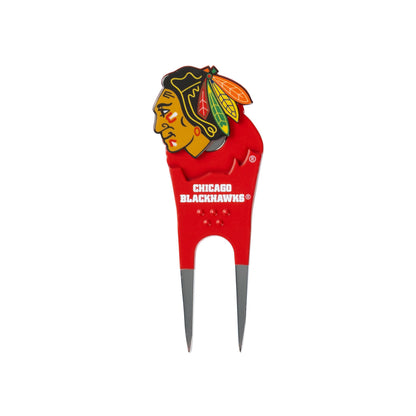 Chicago Blackhawks Custom Shaped Divot Tool - Image 3 - Club Rehab