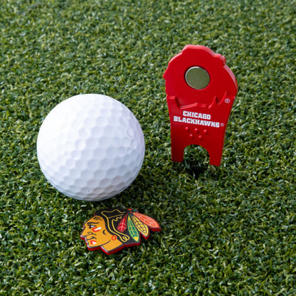 Chicago Blackhawks Custom Shaped Divot Tool - Image 5 - Club Rehab