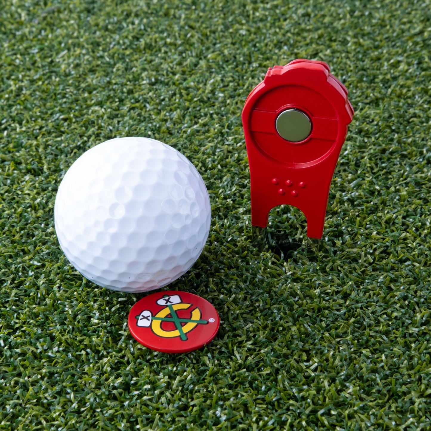 Chicago Blackhawks Custom Shaped Divot Tool - Image 6 - Club Rehab