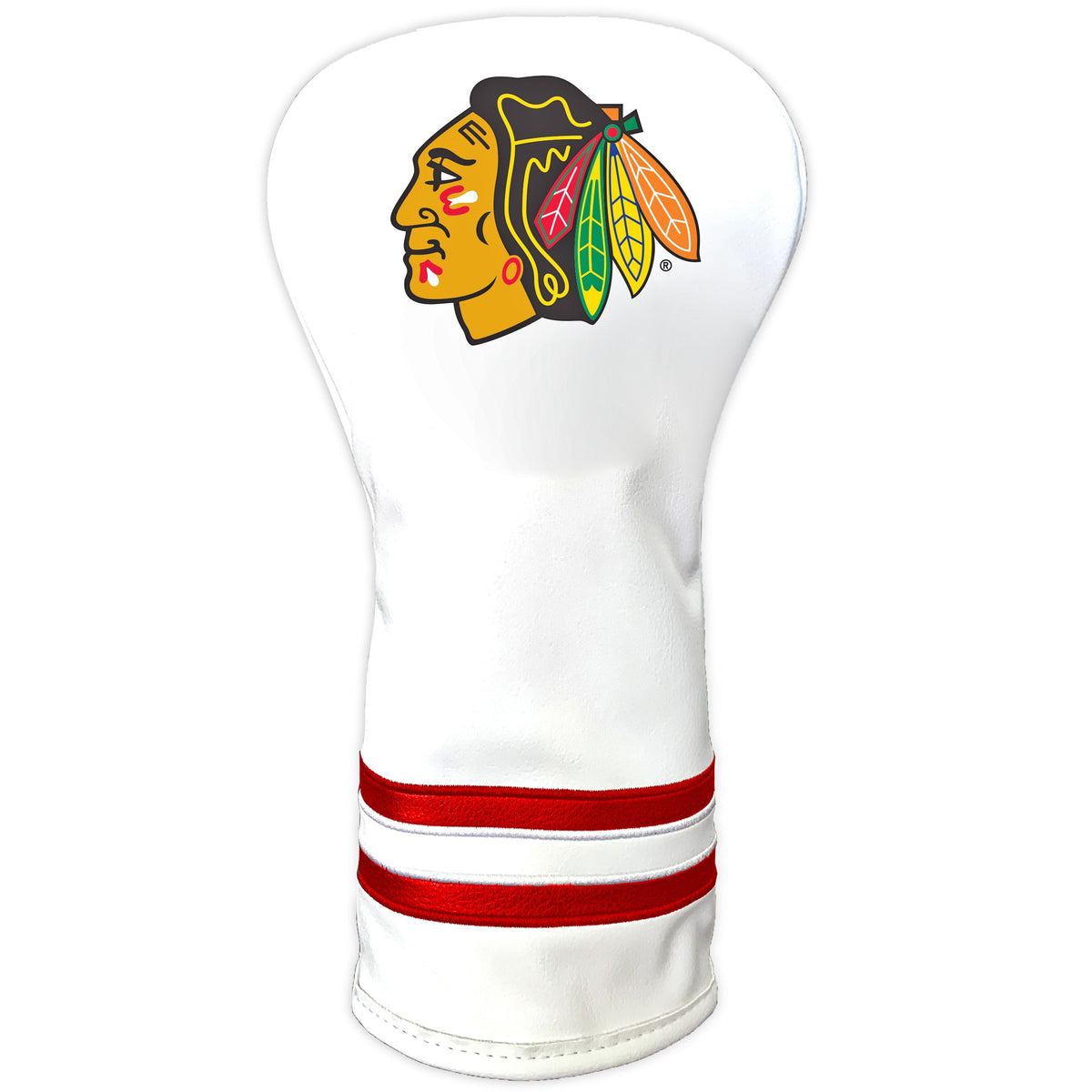 Chicago Blackhawks Vintage White Printed Driver Headcover