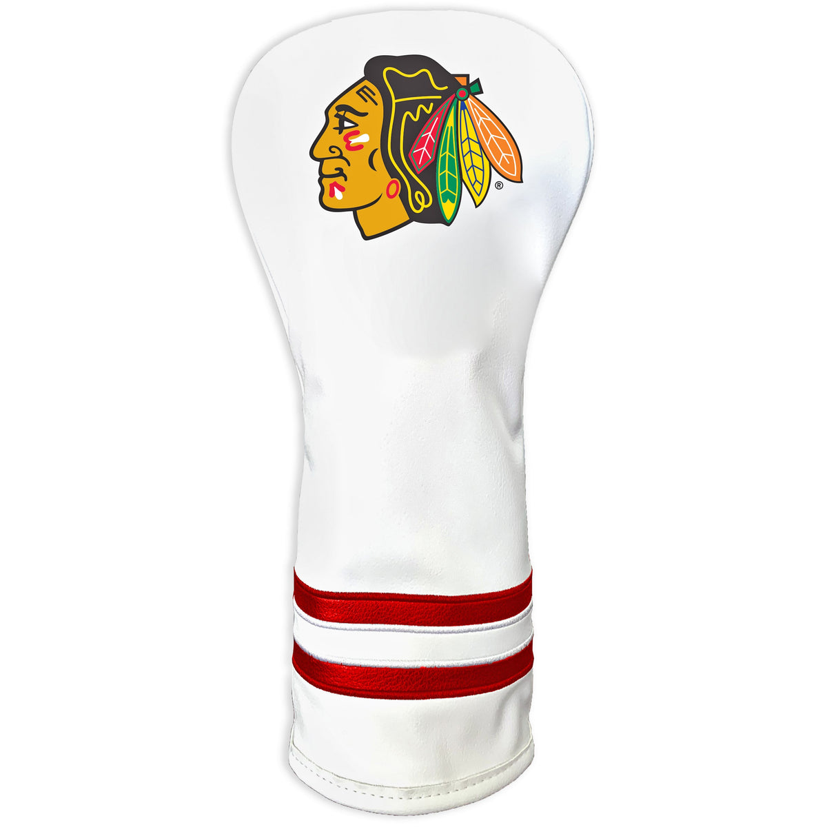 Chicago Blackhawks Vintage White Printed Fairway Headcover