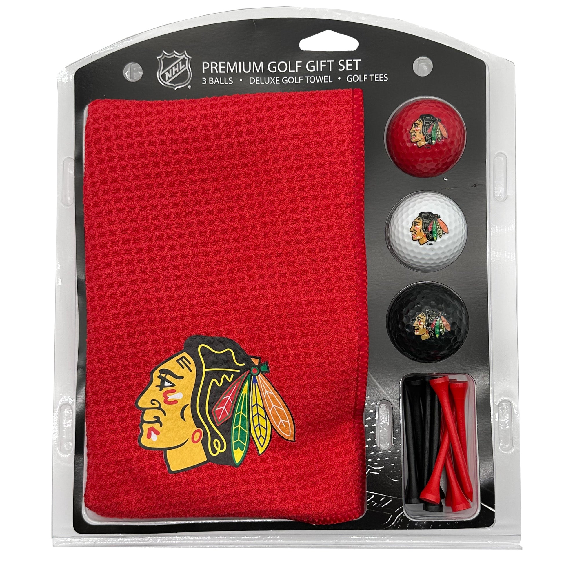 Chicago Blackhawks Microfiber Towel Golf Gift Set - Club Rehab