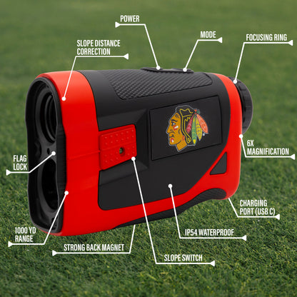 Chicago Blackhawks Foresight golf rangefinder by Team Golf, view 6