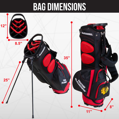 Chicago Blackhawks Fairway Stand Bag - Image 4 - Club Rehab