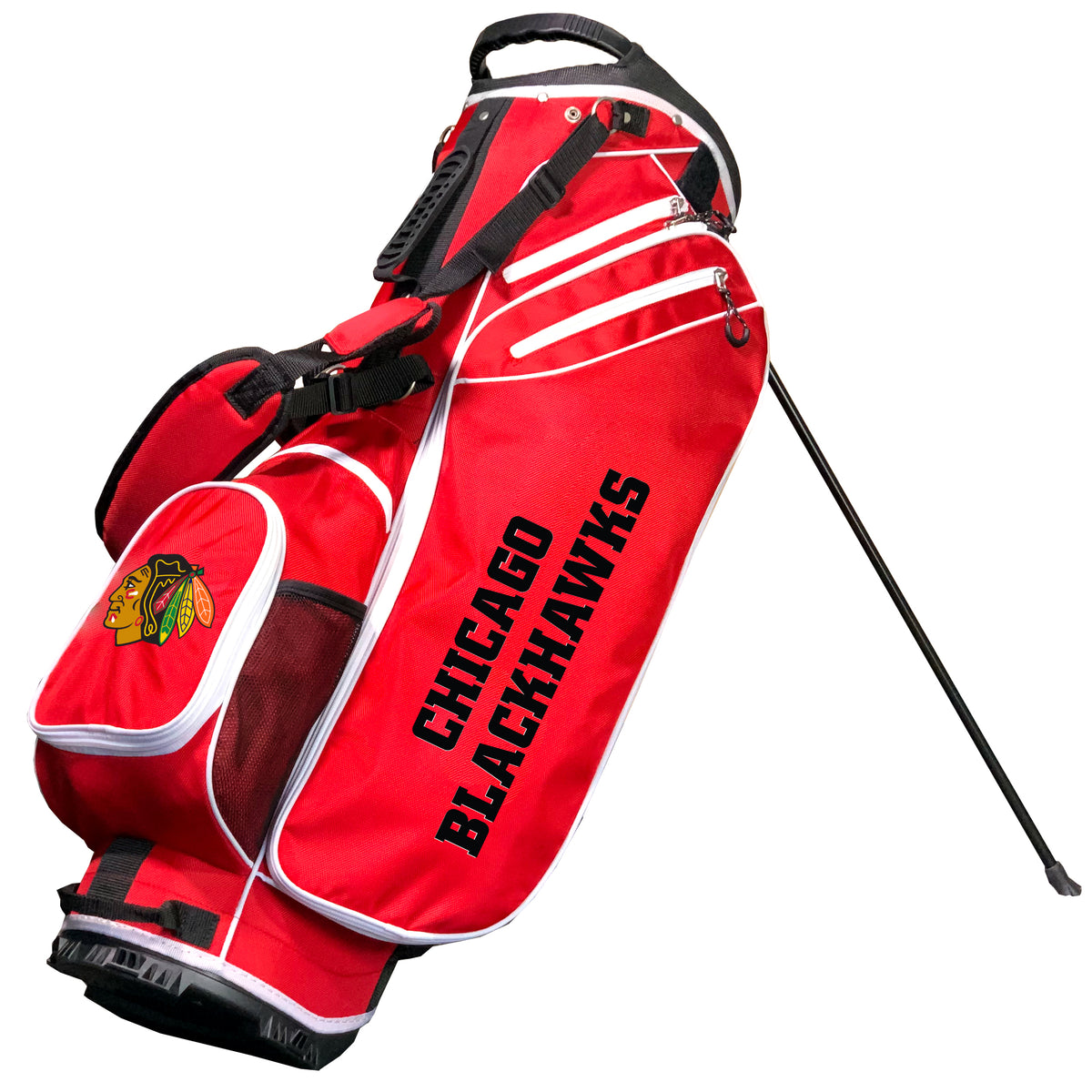 Chicago Blackhawks Birdie stand golf bag, Red color