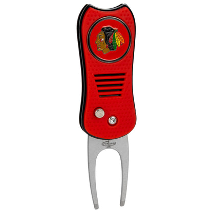 Chicago Blackhawks Switchblade Divot Tool - Image 1 - Club Rehab