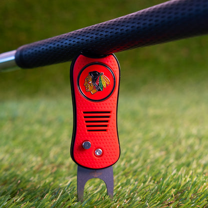 Chicago Blackhawks Switchblade Divot Tool - Image 4 - Club Rehab