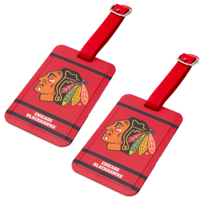 Chicago Blackhawks plastic golf bag tag by Team Golf, product photo 4
