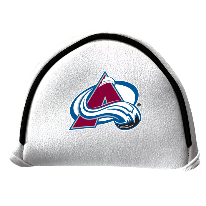 Colorado Avalanche Vintage White Printed Mallet Putter Headcover