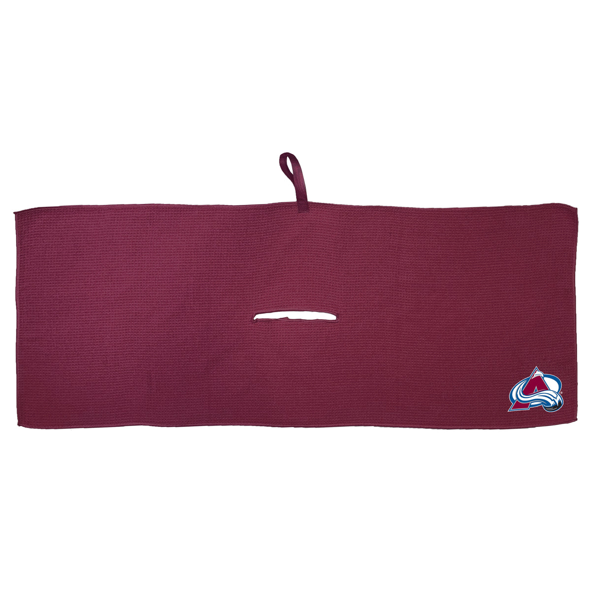 Colorado Avalanche 16 x 40 microfiber golf towel with team logo