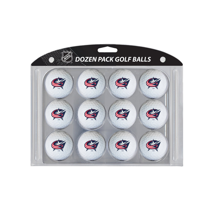 Columbus Blue Jackets logo golf balls, 12 pack