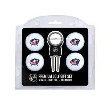 Columbus Blue Jackets 4-Ball Golf-Geschenkset