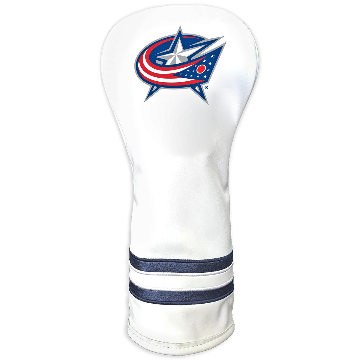 Columbus Blue Jackets Vintage White Printed Fairway Headcover