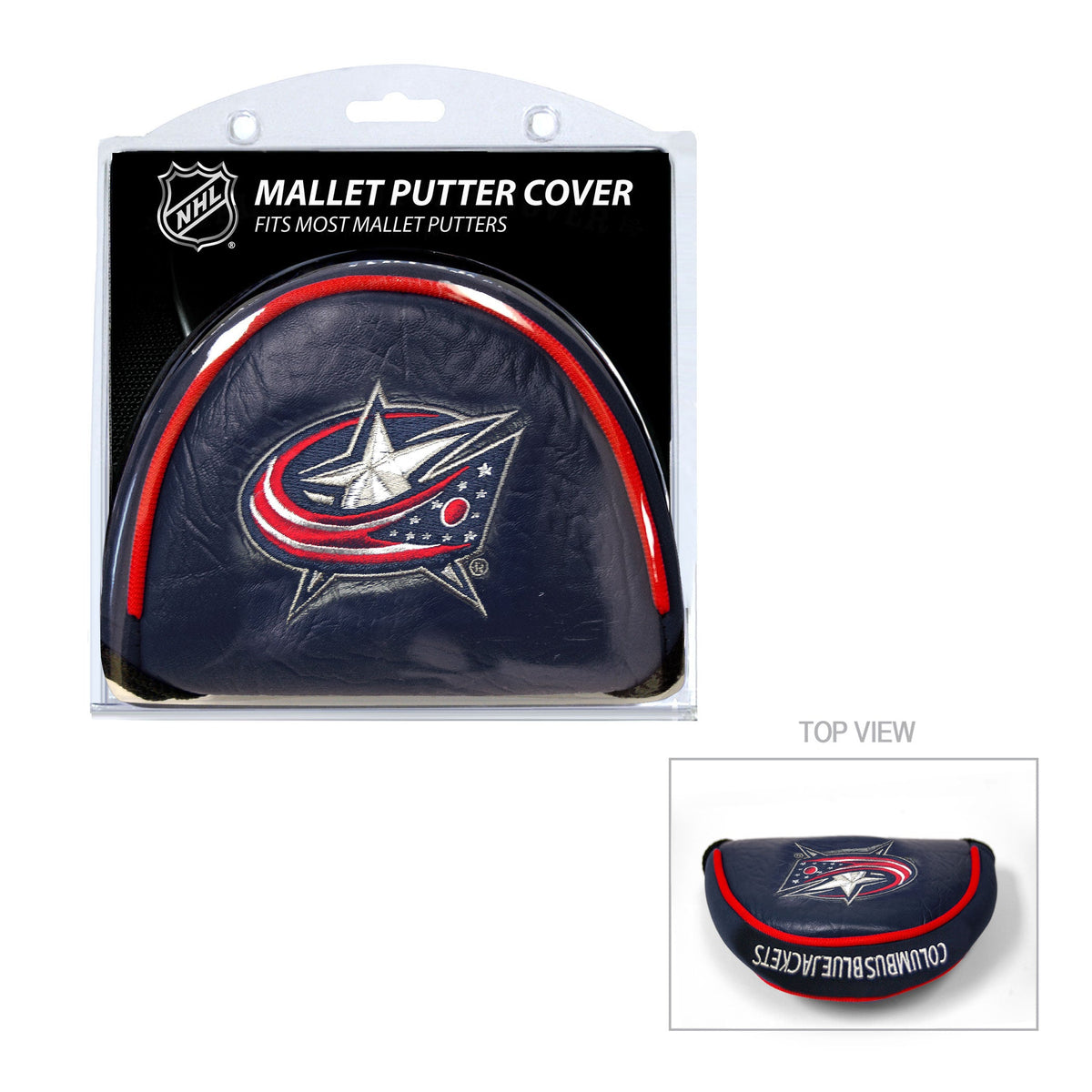 Columbus Blue Jackets Vintage Embroidered Mallet Putter Headcover