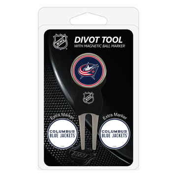 Columbus Blue Jackets Pitchgabel + 3 Ballmarker