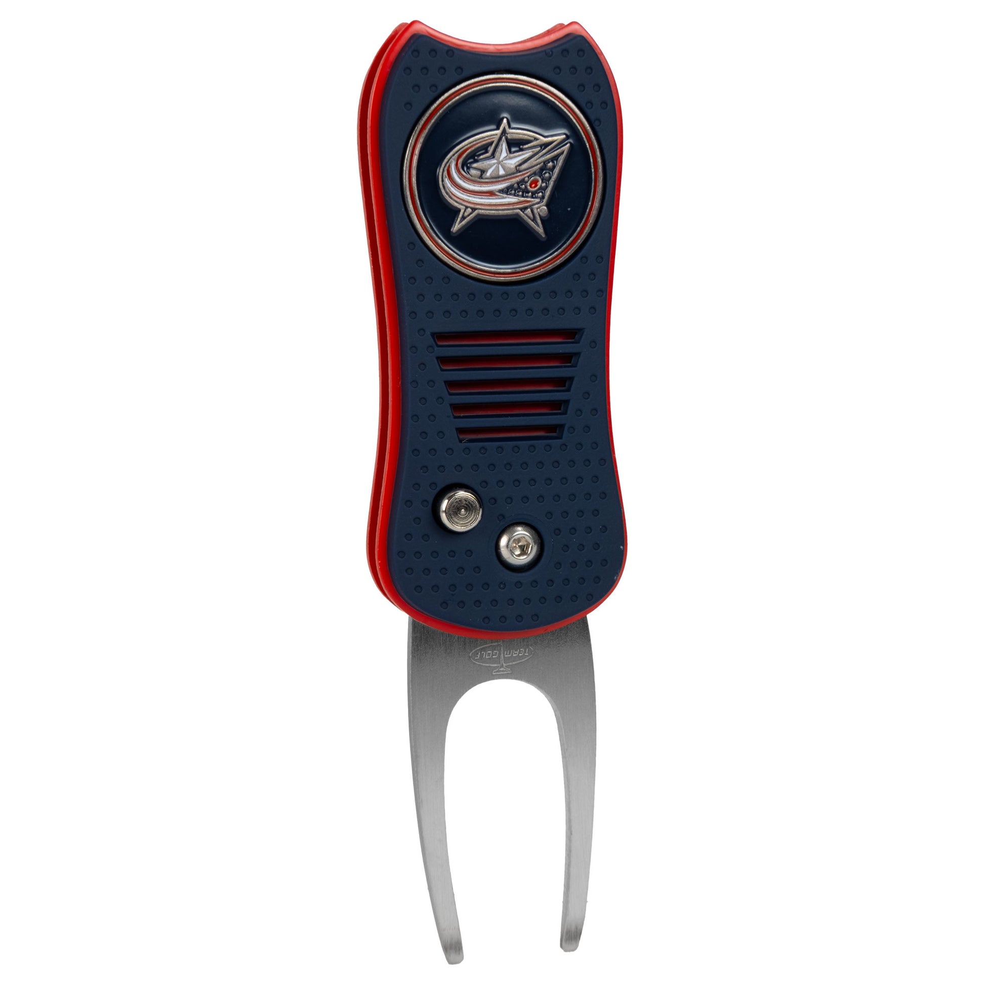 Columbus Blue Jackets Switchblade Divot Tool - Image 1 - Club Rehab