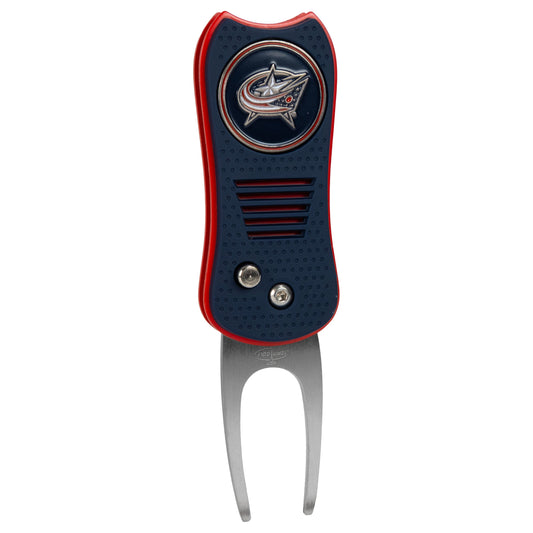 Columbus Blue Jackets Switchblade Divot Tool - Image 1 - Club Rehab